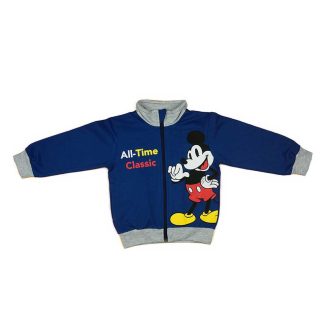 Pamut, cipzáras kisfiú kardigán Mickey egér mintával Pamut, cipzáras kisfiú kardigán Mickey egér mintával