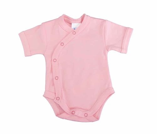 Rövid ujjú elöl patentos baba body