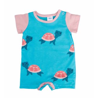 Rövid ujjú napozó Teknős mintával Rövid ujjú napozó Teknős mintával