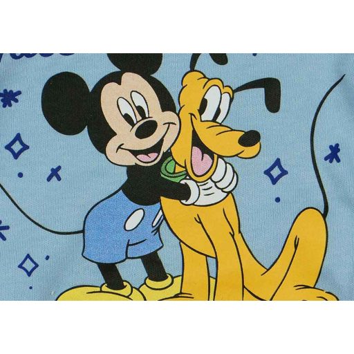 Hosszú ujjú baba body Mickey egér és Pluto mintával