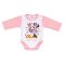 Disney Minnie mintával nyomott hosszú ujjú baba body