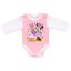 Disney Minnie mintával nyomott hosszú ujjú baba body