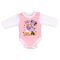 Disney Minnie mintával nyomott hosszú ujjú baba body