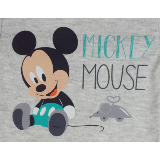 Hosszú ujjú baba body Mickey egér mintával