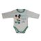 Hosszú ujjú baba body Mickey egér mintával
