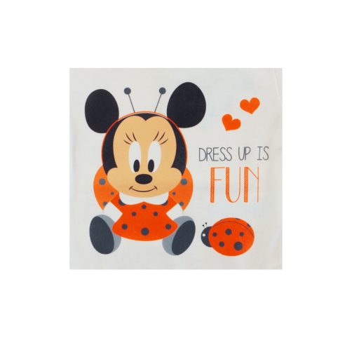 Hosszú ujjú baba body Minnie egér mintával