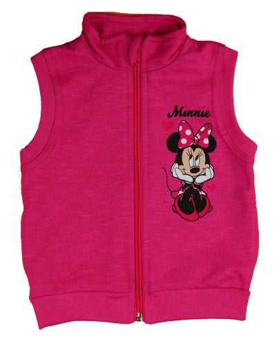 Vékony pamut kislány mellény Minnie egér mintával