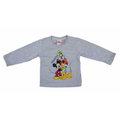 Hosszú ujjú kisfiú póló Mickey egér és barátai mintával