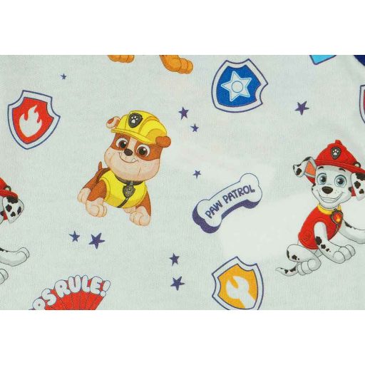 Hosszú ujjú baba body Mancs őrjárat mintával