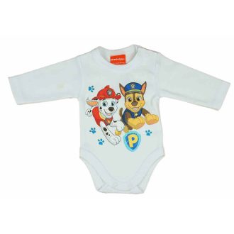 Hosszú ujjú baba body Mancs őrjárat mintával Hosszú ujjú baba body Mancs őrjárat mintával