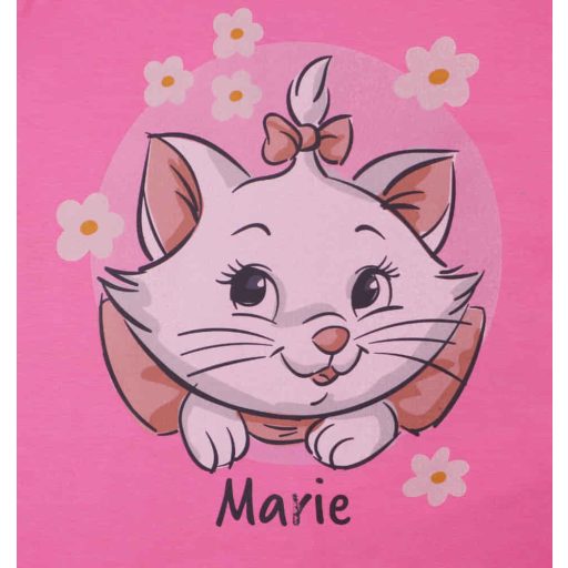 Hosszú ujjú kislány póló Marie cica mintával