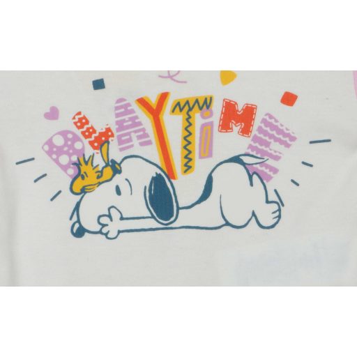 Hosszú ujjú baba body Snoopy mintával