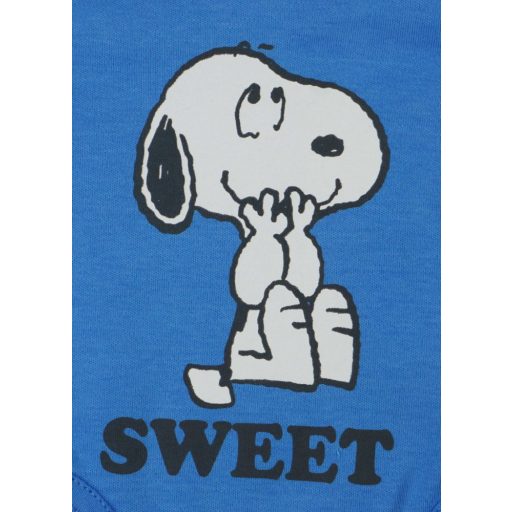 Hosszú ujjú baba body Snoopy mintával