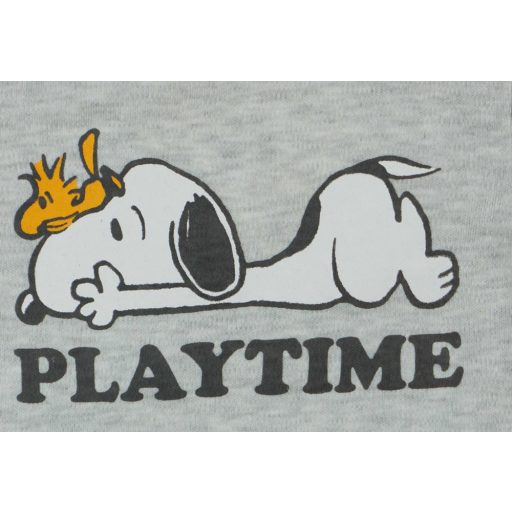 Hosszú ujjú baba body Snoopy mintával