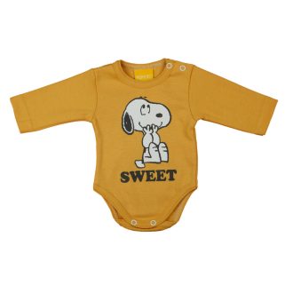 Hosszú ujjú baba body Snoopy mintával Hosszú ujjú baba body Snoopy mintával