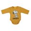 Hosszú ujjú baba body Snoopy mintával