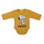 Hosszú ujjú baba body Snoopy mintával