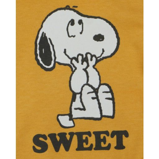 Hosszú ujjú baba body Snoopy mintával