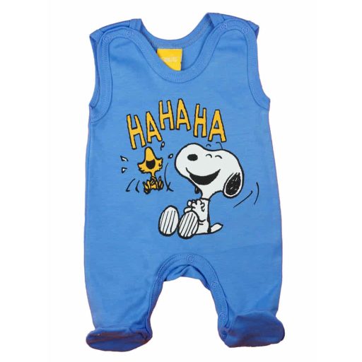 Ujjatlan vékony pamut rugdalózó Snoopy mintával