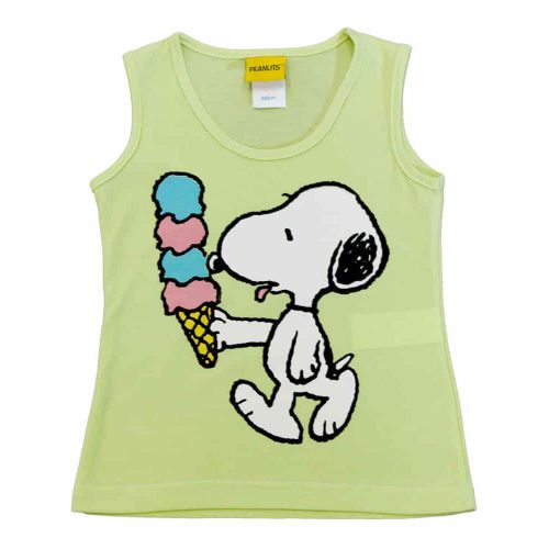 Pamut kislány trikó Snoopy mintával
