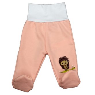 Belül bolyhos pamut kislány baba nadrág sünis mintával Belül bolyhos pamut kislány baba nadrág sünis mintával