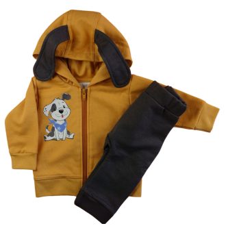 Belül bolyhos 2 részes fiú szabadidő szett Kutyus mintával   Belül bolyhos 2 részes fiú szabadidő szett Kutyus mintával