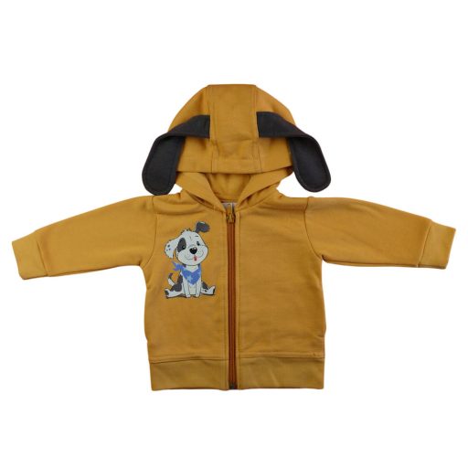 Belül bolyhos 2 részes fiú szabadidő szett Kutyus mintával