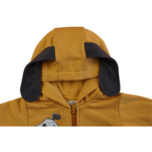 Belül bolyhos 2 részes fiú szabadidő szett Kutyus mintával