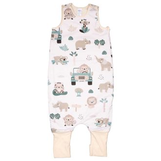 Állatmintás ujjatlan bélelt tipegő hálózsák 2 TOG Állatmintás ujjatlan bélelt tipegő hálózsák 2 TOG