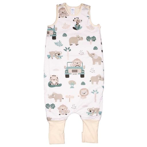 Állatmintás ujjatlan bélelt tipegő hálózsák 2 TOG