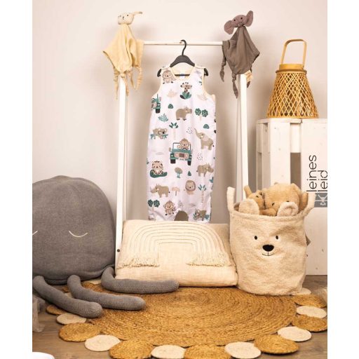 Állatmintás ujjatlan bélelt tipegő hálózsák 2 TOG