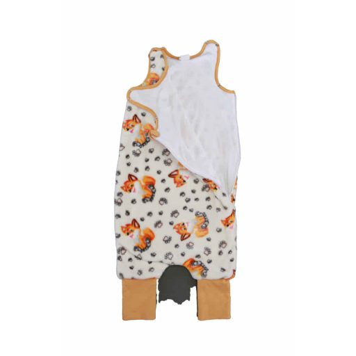 Wellsoft ujjatlan tipegő hálózsák kisróka mintával 3,0 TOG