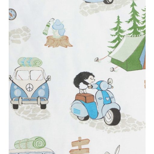 Mintás kispárna , Camping mintával 38 x28 cm