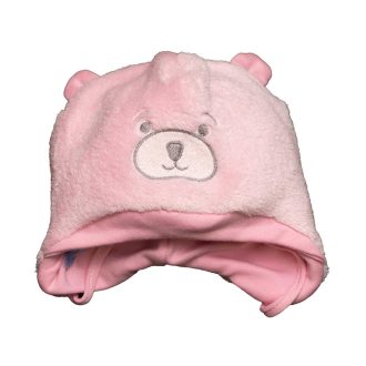 Wellsoft bélelt megkötős sapka Maci hímzássel Wellsoft bélelt megkötős sapka Maci hímzássel