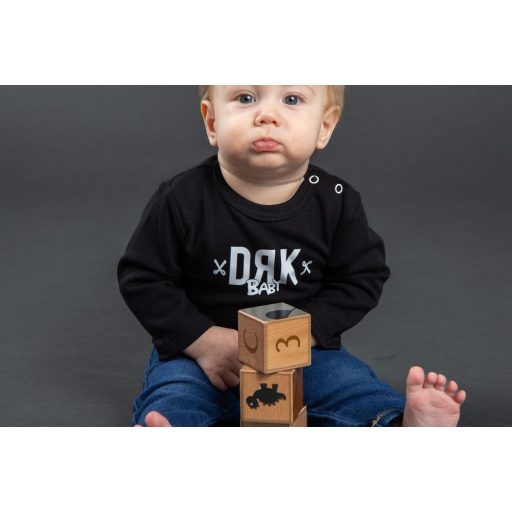 Dorko DRK mintával nyomott hosszú ujjú baba body