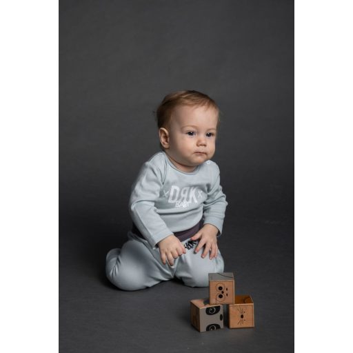 Dorko DRK mintával nyomott hosszú ujjú baba body