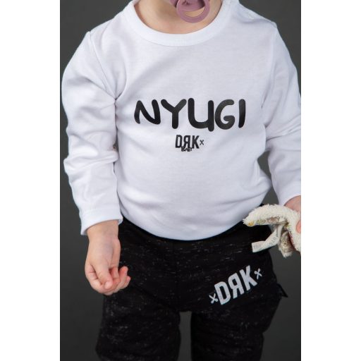 Dorko DRK "Nyugi" mintával nyomott hosszú ujjú baba body