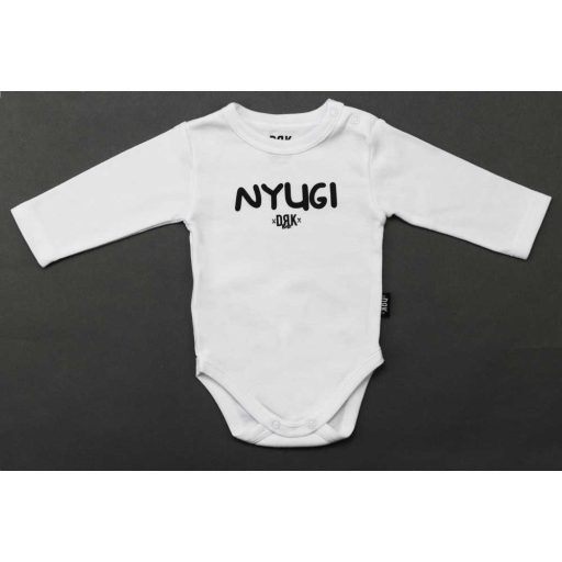 Dorko DRK "Nyugi" mintával nyomott hosszú ujjú baba body