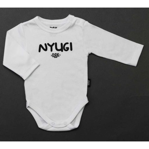 Dorko DRK "Nyugi" mintával nyomott hosszú ujjú baba body