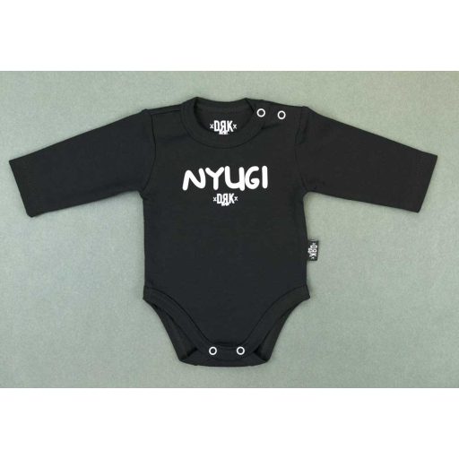 Dorko DRK "Nyugi" mintával nyomott hosszú ujjú baba body