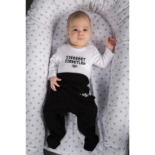 Dorko DRK "Szééééét Szeretlek" mintával nyomott hosszú ujjú baba body
