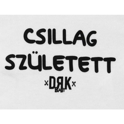 Dorko DRK "Csillag Született" mintával nyomott hosszú ujjú baba body