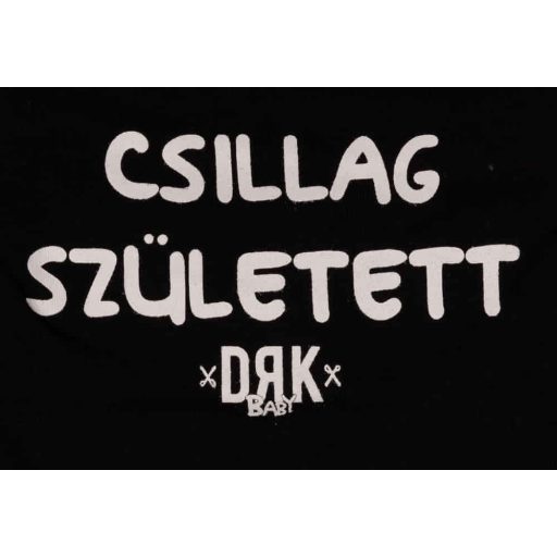 Dorko DRK "Csillag Született" mintával nyomott hosszú ujjú baba body