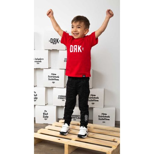 Rövid ujjú póló Dorko DRK mintával