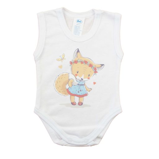 Ujjatlan baba body rókás mintával