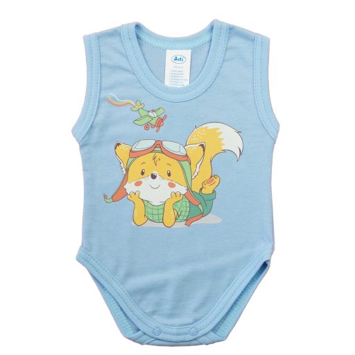 Ujjatlan baba body rókás mintával