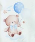5 részes belül bolyhos kisfiú baba szett Macis mintával