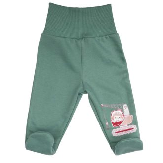 Belül bolyhos kisfiú baba nadrág kismajom mintával Belül bolyhos kisfiú baba nadrág kismajom mintával