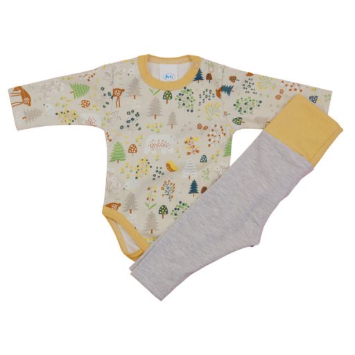 2 részes kisfiú szett őzike mintával