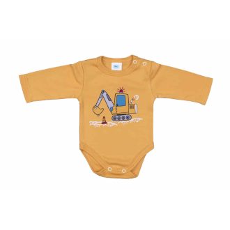 Hosszú ujjú baba body Markolós mintával